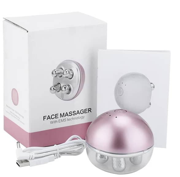 EMS Rechargeable Face Lift Roller Massager Home Use Beauty Device a238 2