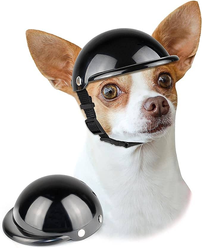 Lesypet Dog Helmet, Dog Motorcycle Helmet Dog Hat Safety Hat c189 0