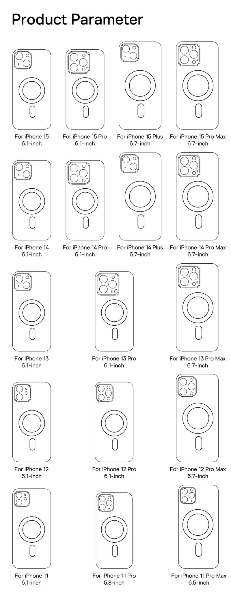 Baseus Magnetic Case for iPhone 14. 14