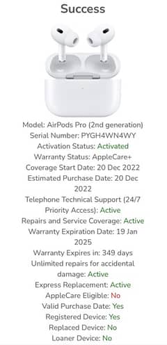 AirPods Pro (2nd generation) 10/10 condition 1 month use 0
