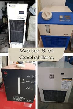 water cooled chiller & oil cooled chiller hydraulic,cnc,laser machine