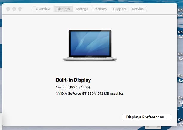 MacBook Pro 17 Inch i5 Special Edition Mid 2010 Dual Graphics Card 5