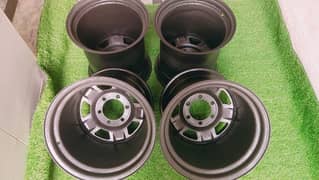 steel deep rims For car And jeep available CoD All of Pakis 0