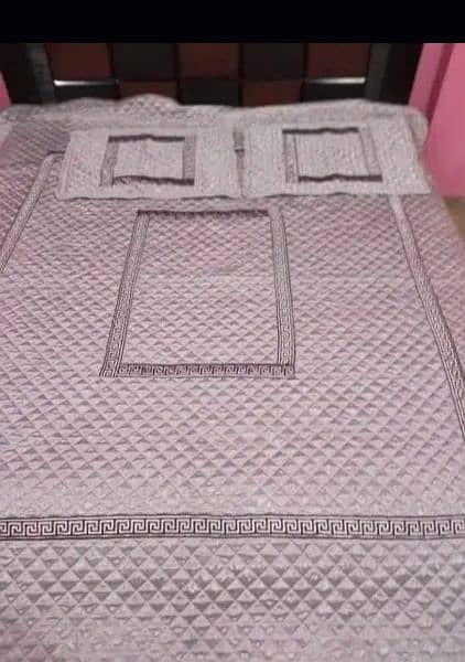 Bridal Quilted Fancy Bedsheet 1