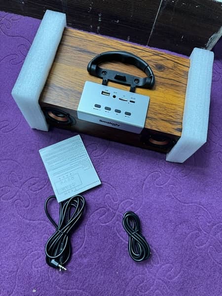 smalody Bluetooth Speaker/Wood Bluetooth Speaker 4