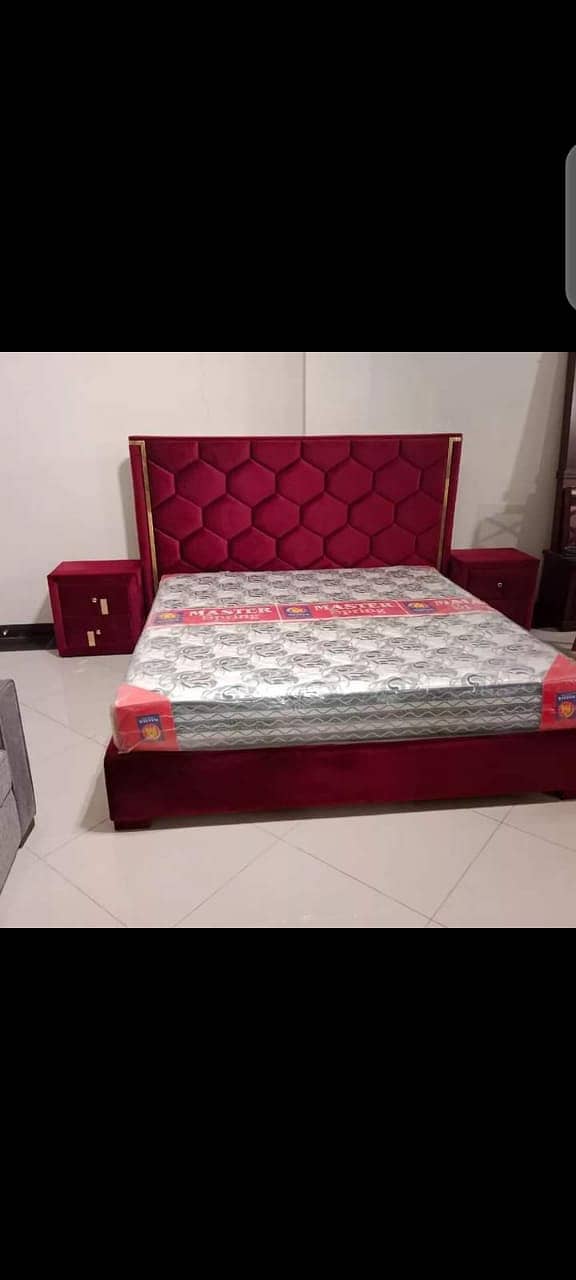 bed / bed set /Bed room furniture/Double bed for sale 19