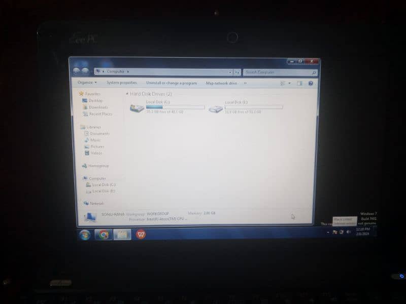 Asus Ee PC (mini Laptop) 3
