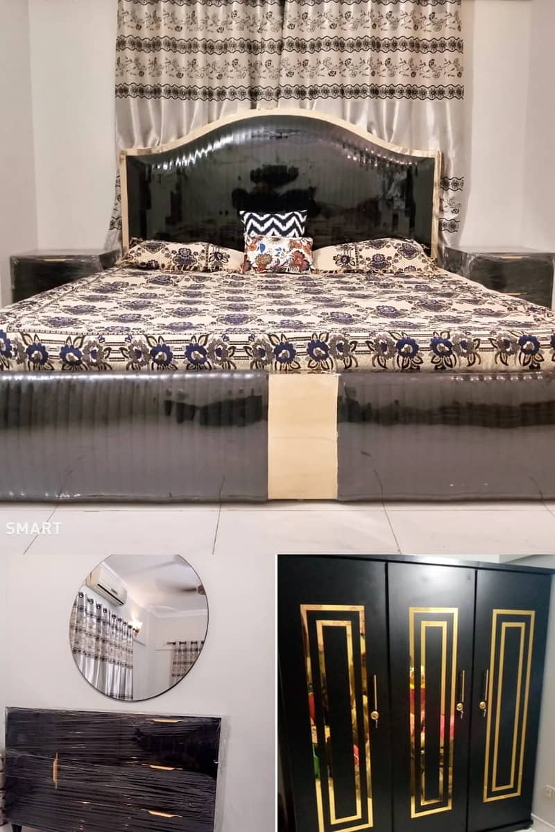 Double bed/Poshish bed/bed set/bed/furniture 5