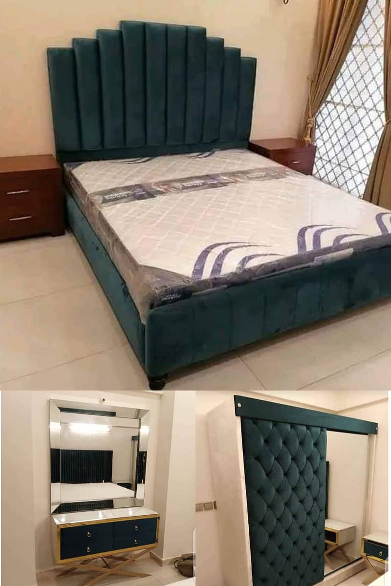 Double bed/Poshish bed/bed set/bed/furniture 1
