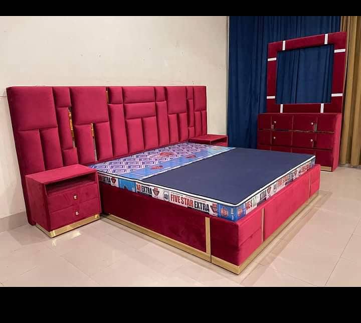 Double bed/Poshish bed/bed set/bed/furniture 11