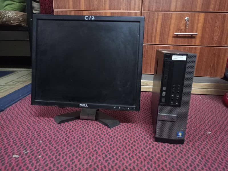 DELL OPTIPLEX 990 SET WITH 17" LCD 9