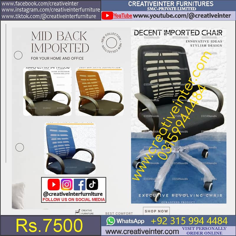 Imported office chair Visitor Sofa guest Bar stool Study table 15