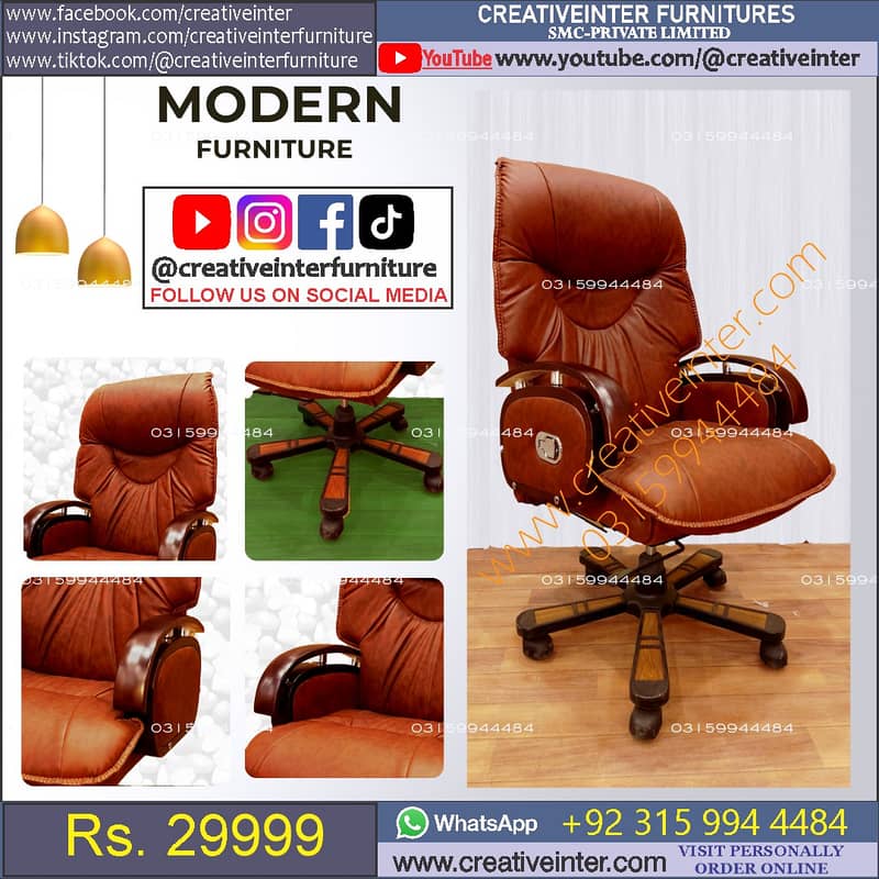 Office chair table Modern gaming desk workstation laptop study meeting 7