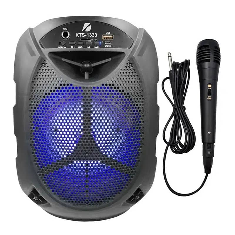KTS speaker KTS-1333 wireless speaker With Wired Microphone 1