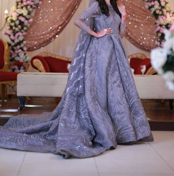 bridal frock , Walima or Valima dress , a wedding outfit or maxi 1