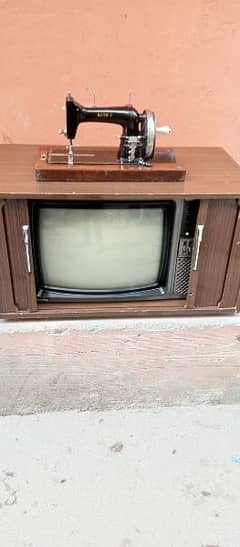 vintage old television