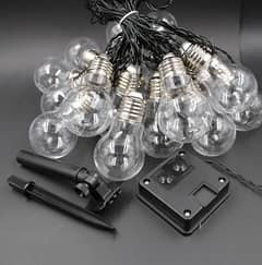 LED Solar Powered Ball Bulb String Lights Light Sensor Lamp a836