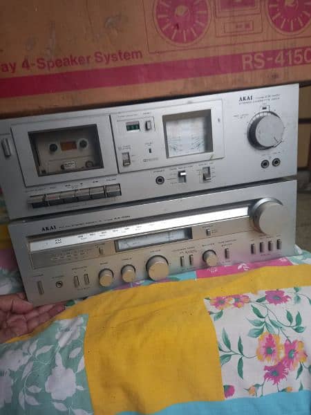 power amplifier with tape recorder 0