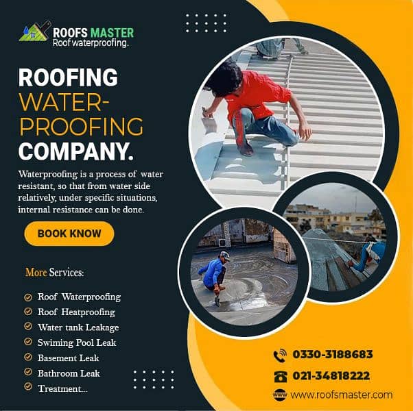 Roof waterproofing and Heatproofing services 0