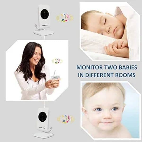 babysense vedio baby monitor sense 2 cameras intercom slightly used 3