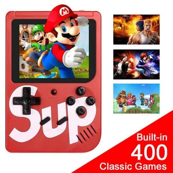 SUP 400 IN 1 GAMES RETRO GAME BOX CONSOLE HANDHELD GAME PAD GAMEBOX 0