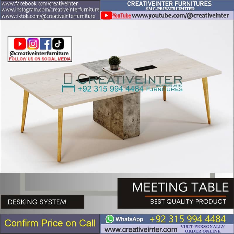 office executive table meeting workstation chair reception Conference 4
