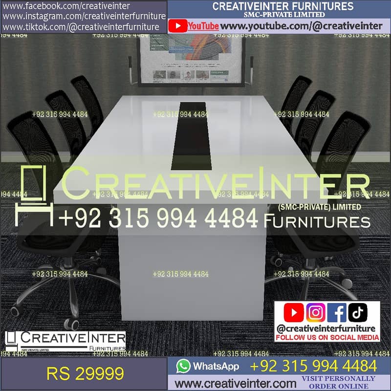 office executive table meeting workstation chair reception Conference 8