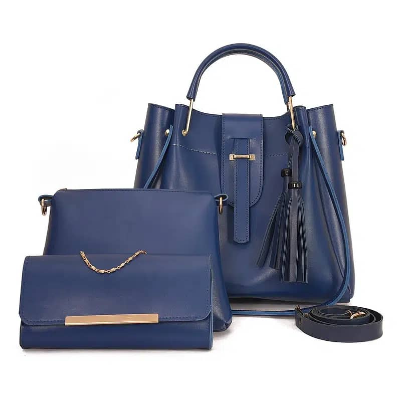 Ladies Sylish Bags | Purse | Leather 3 Pieces Purse Pack | Best Sale 4
