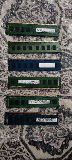 DDR3 PC RAMs 4gb