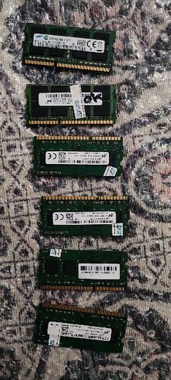 4GB and 8GB laptop rams