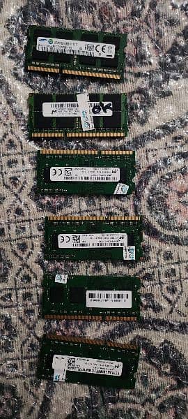 4GB and 8GB laptop rams 0