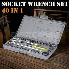 40 Pcs Socket wrench Tool Kit