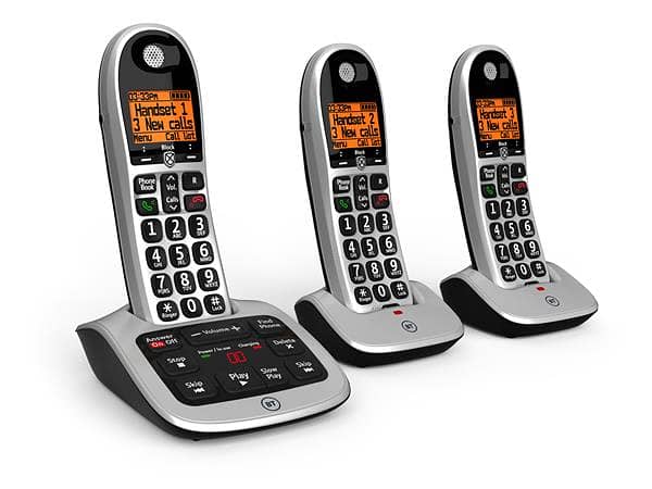 BT4600 Cordless Ptcl Phone With Wirelss IntercomTrio 0