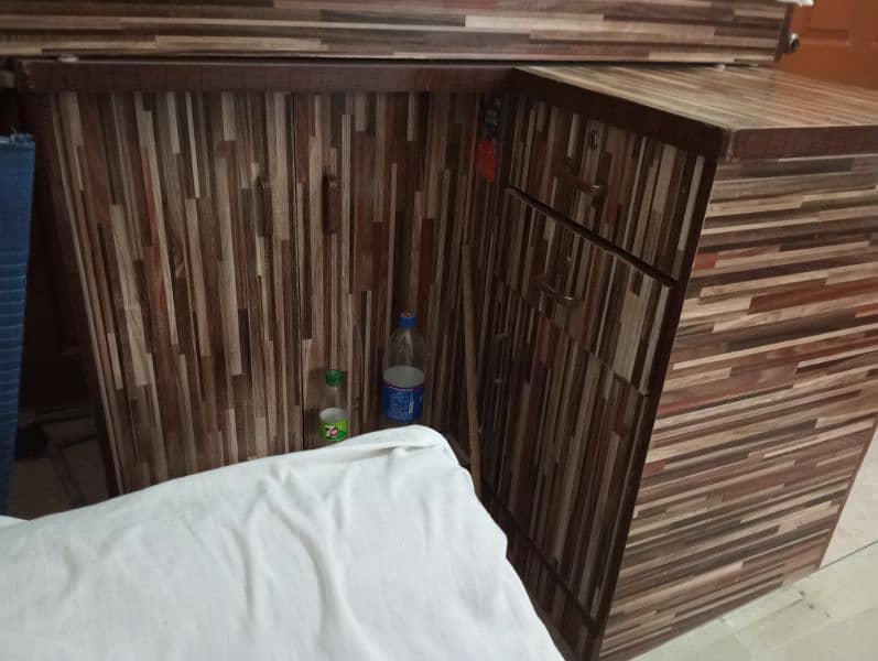 L Shape Counter Table and shelf - Shelves & Racks - 1083557571