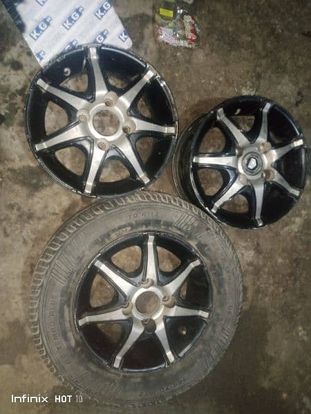 Suzuki alto VXR alloy rims 0