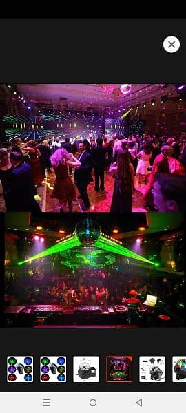 Sound Activated Rotating Disco Light Colorful LED Stage Light 3W 4