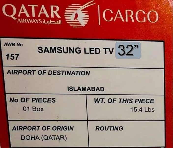 samsung led 32” andriod tv (import Qatar ) 1
