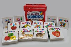 My First Learning 12 in 1 Library  / Boxset of 12 Boards Books For Kid
