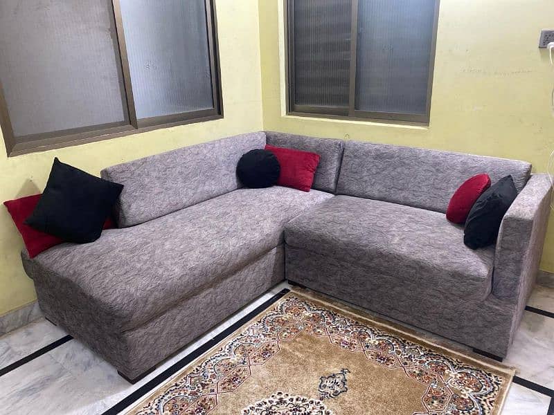 lounge sofa set L shaped 0