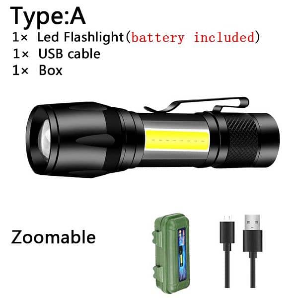 mini torch chargeable 1