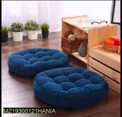 2 PCs Floor Cushion | Velvet Floor Cushions | Delivery Available