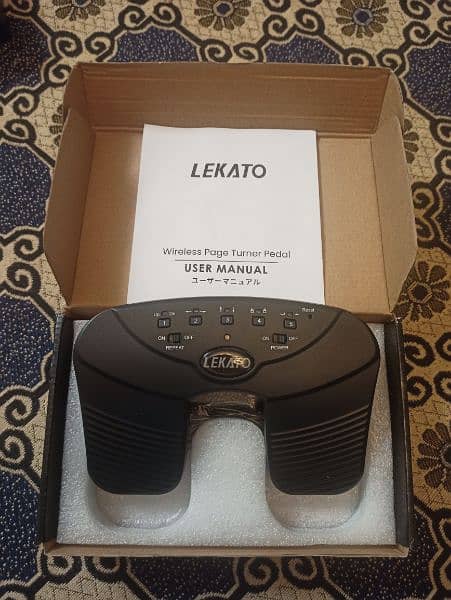LEKATO WT-1 Wireless Bluetooth Page Turner Pedal (IMPORTED) 1