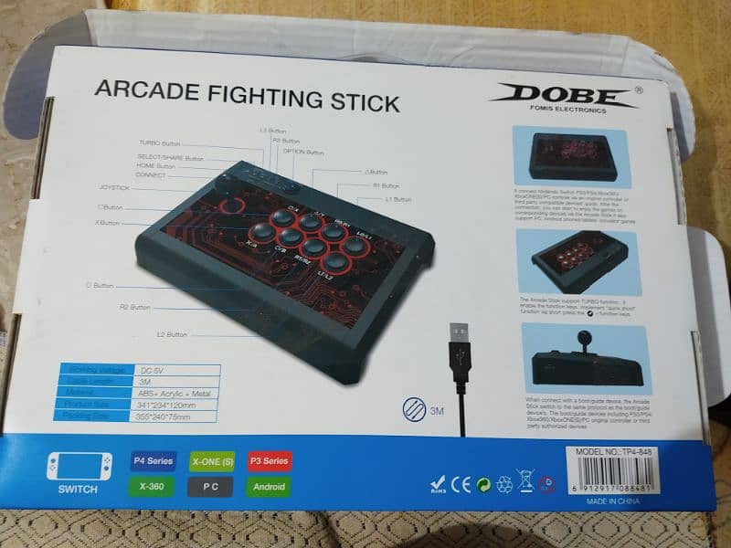 Dobe Arcade Fighting Stick 7 In One 3