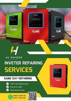 Solar inverter repairing services/ups/ac card repairing/pcb/ac repair