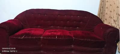 3 sofas set | 1 seater, 2 seater and 3 seater | con 10/9.5