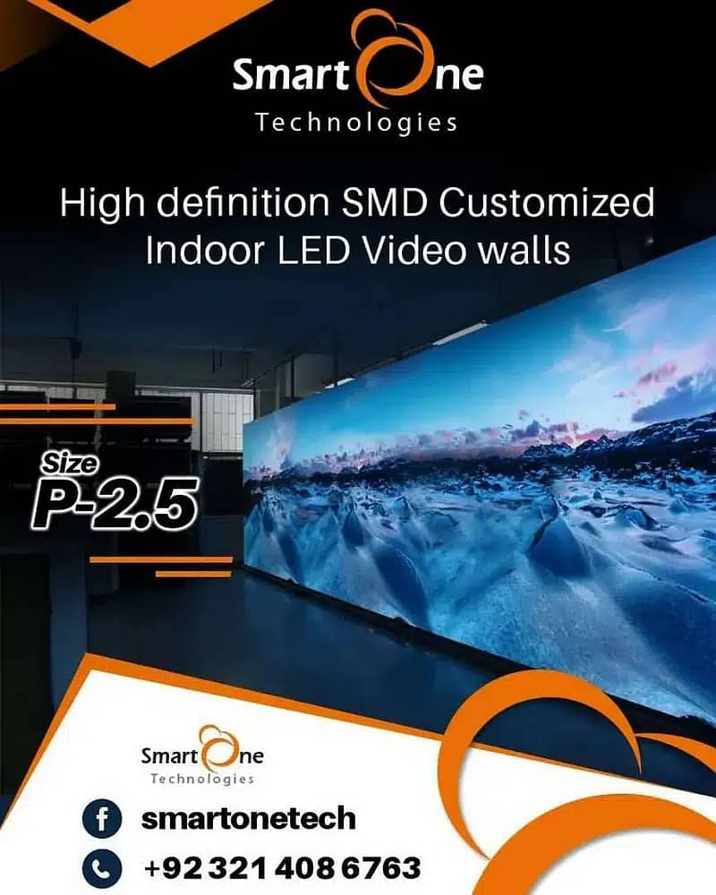 Video walls bazal free SMD LED screens Islamabad 1