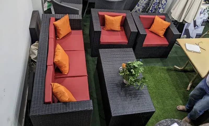 Patio sofa, Garden Lawn Rattan furniture, Outdoor furniture sialkot 9
