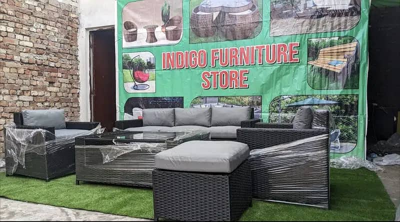 Patio sofa, Garden Lawn Rattan furniture, Outdoor furniture sialkot 12