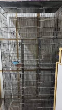 cage birds iron