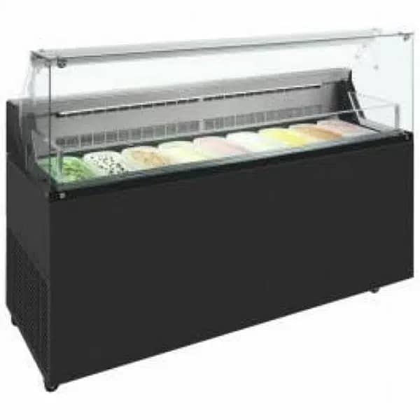 Latest Ice Cream Display Counter Freezer For Sale ice cream chiller 13